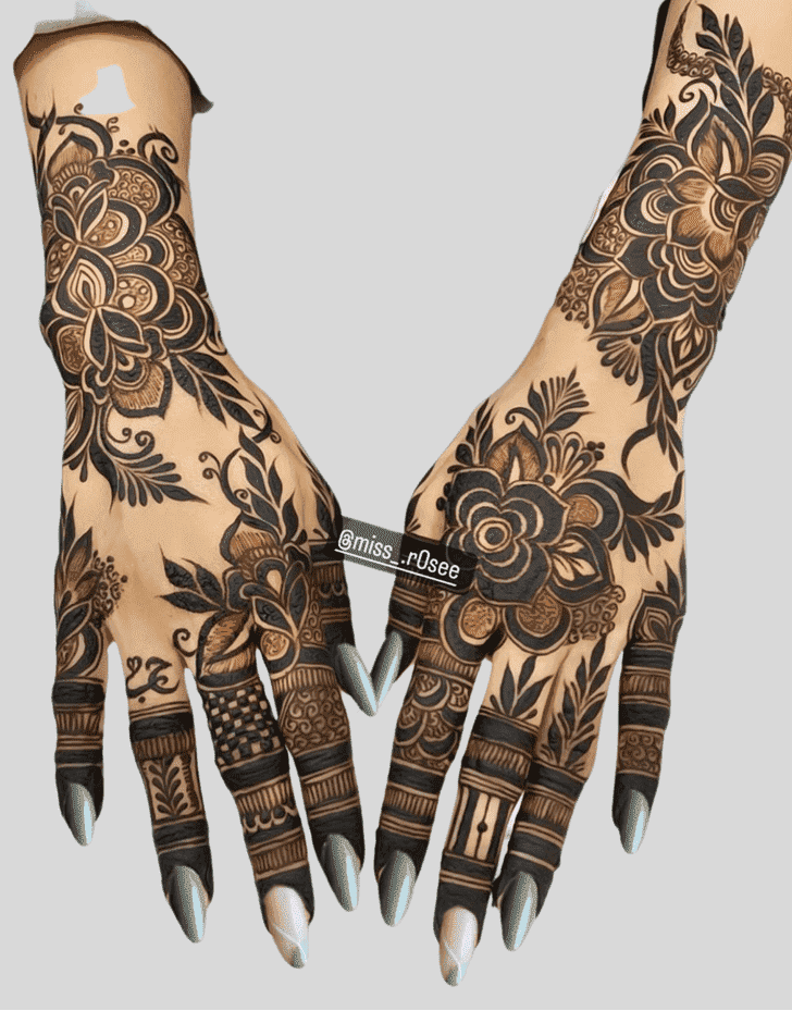 Captivating Armenia Henna Design