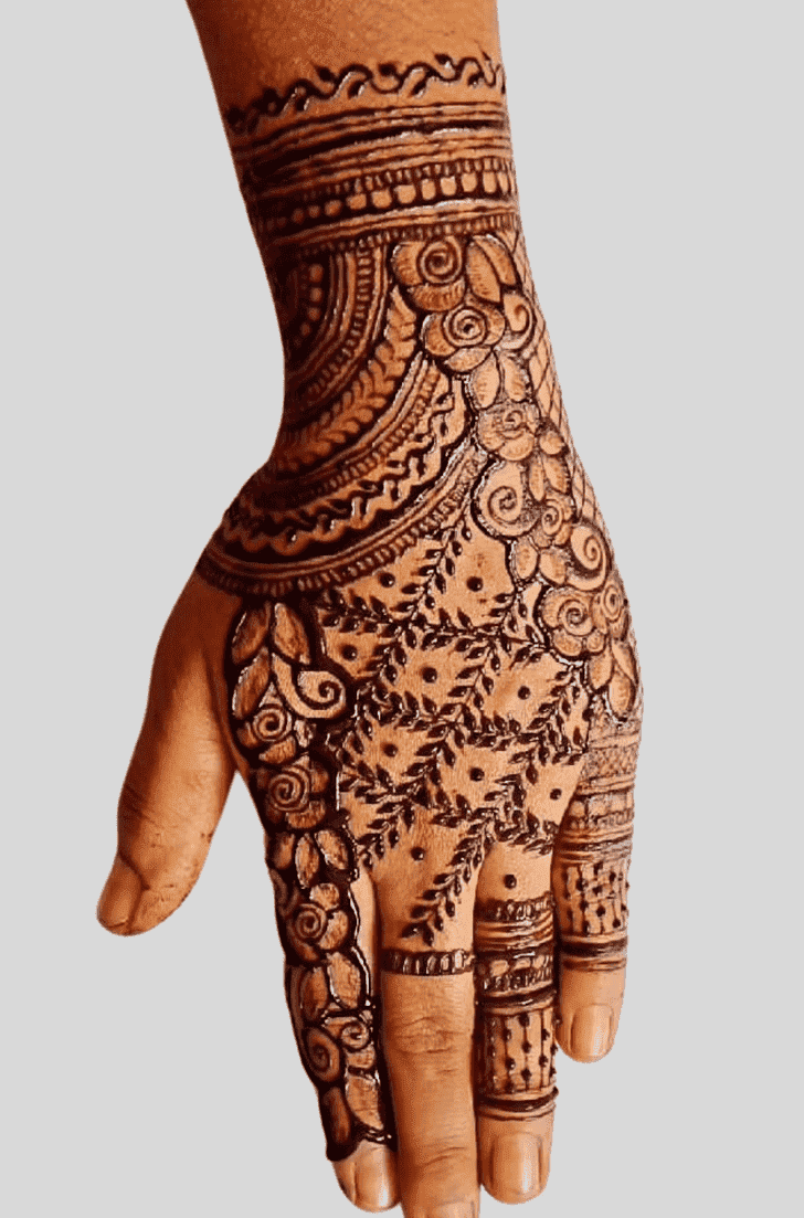 Elegant Armenia Henna Design