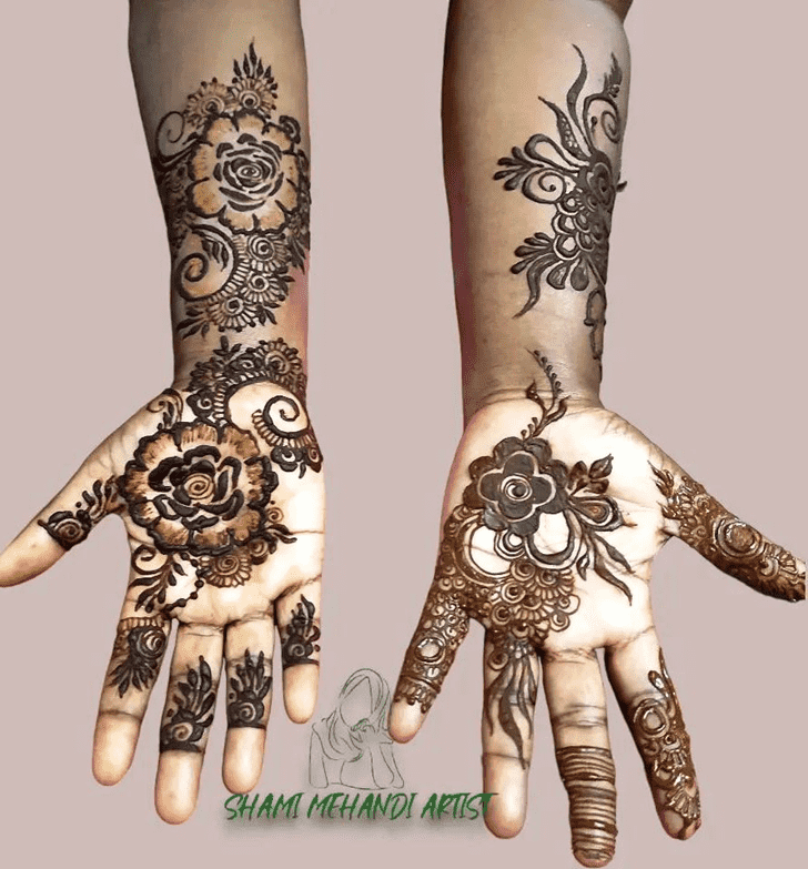 Bewitching Attractive Henna Design