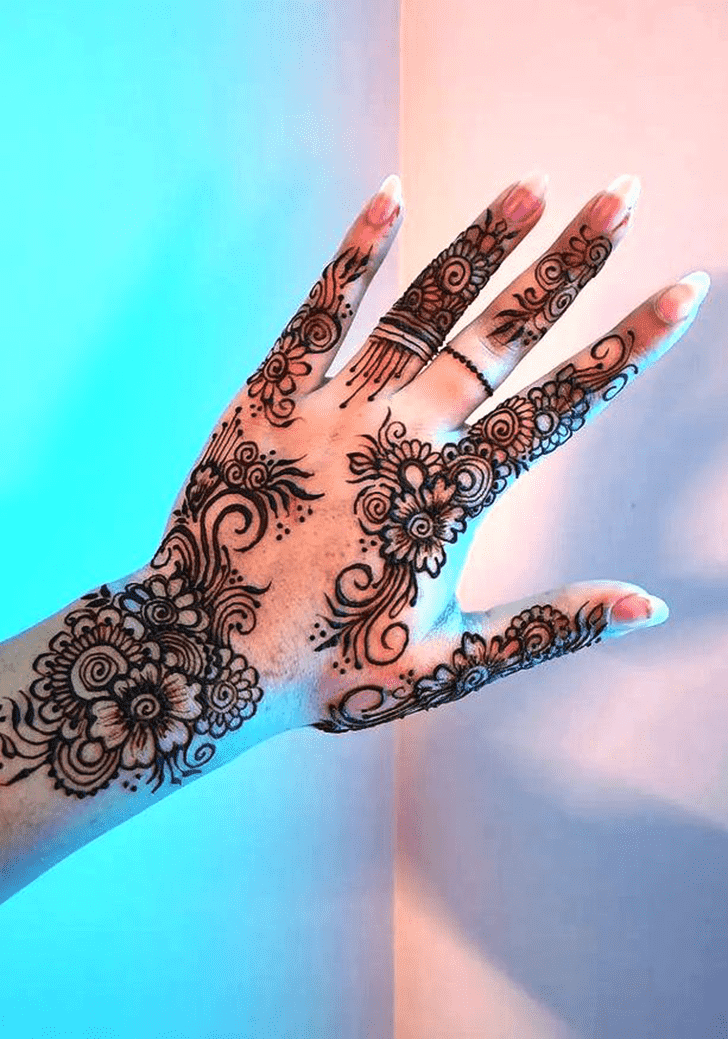 Arm Attractive Henna Design