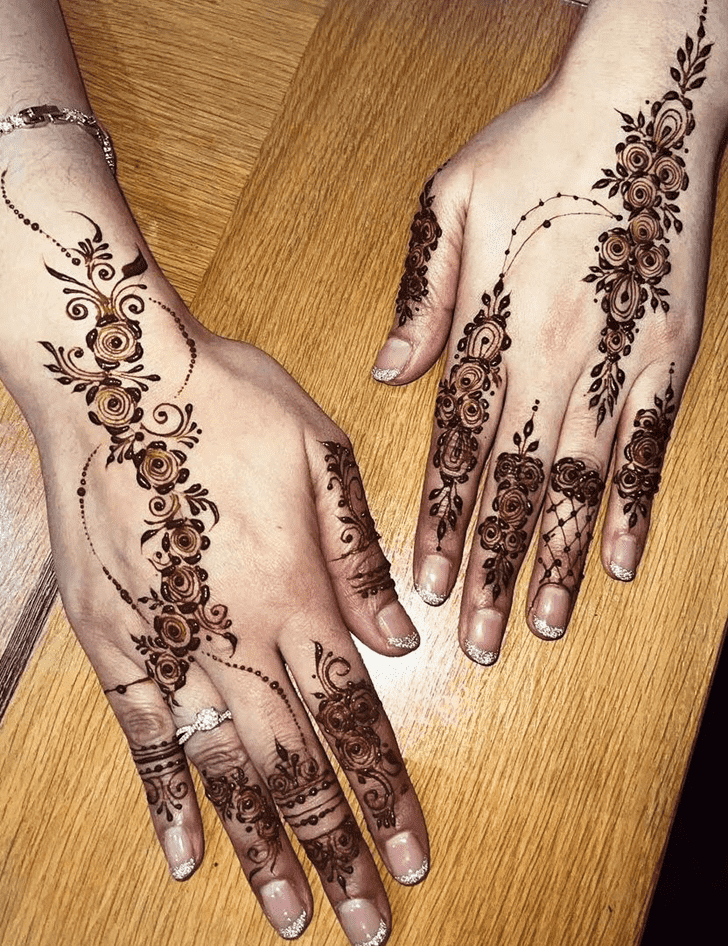Fine Attractive Henna Design
