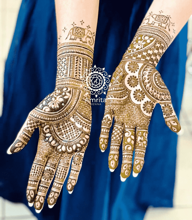 Delightful Aurangabad Henna Design
