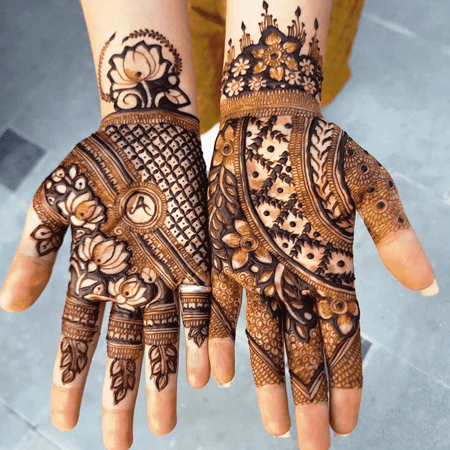 Fine Aurangabad Henna Design
