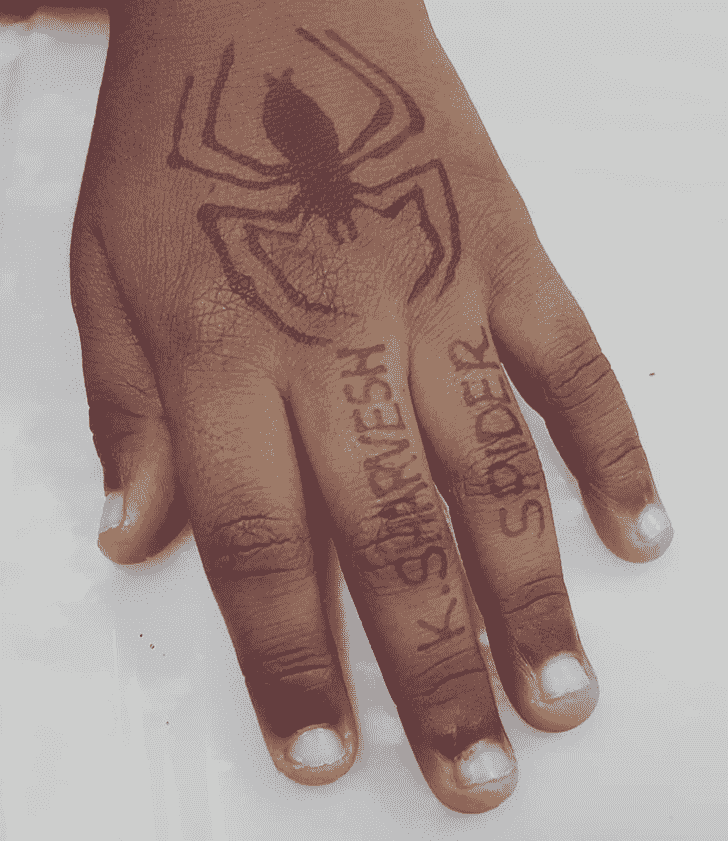 Arm Avengers Henna Design