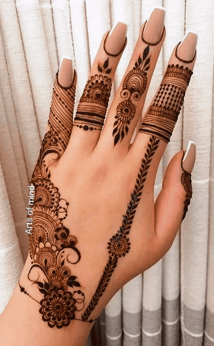 Alluring Awesome Henna Design