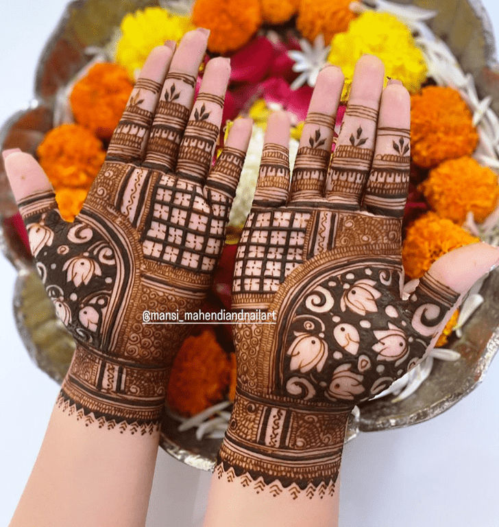 Charming Awesome Henna Design