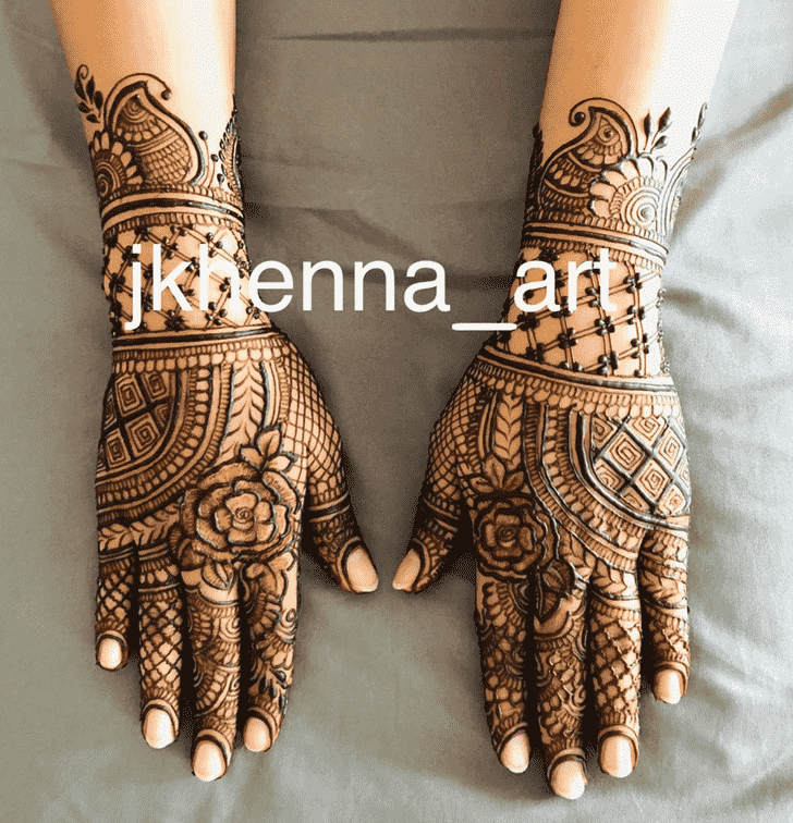 Arm Badghis Henna Design
