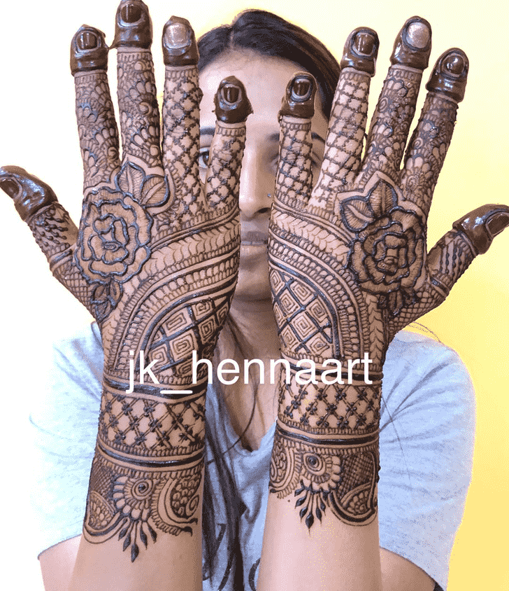 Resplendent Badghis Henna Design