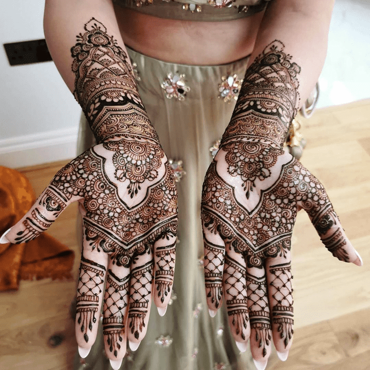 Exquisite Baghlan Henna Design