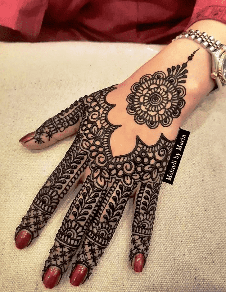 Graceful Baghlan Henna Design