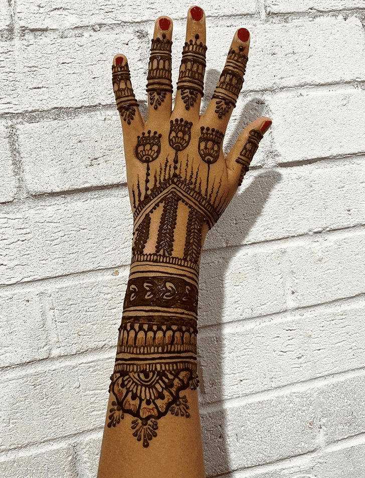 Pleasing Baghlan Henna Design