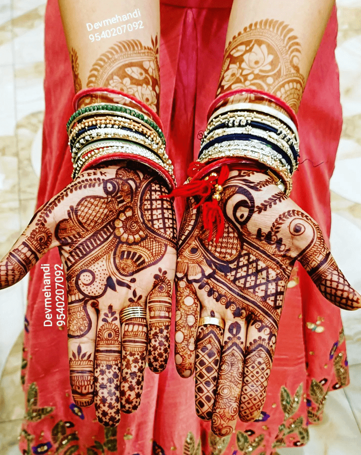 Enticing Bahawalpur Henna Design