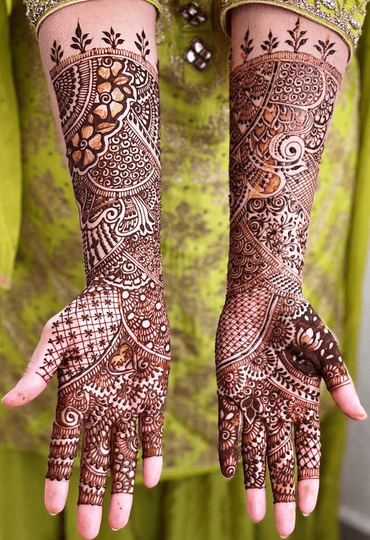 Arm Bamyan Henna Design
