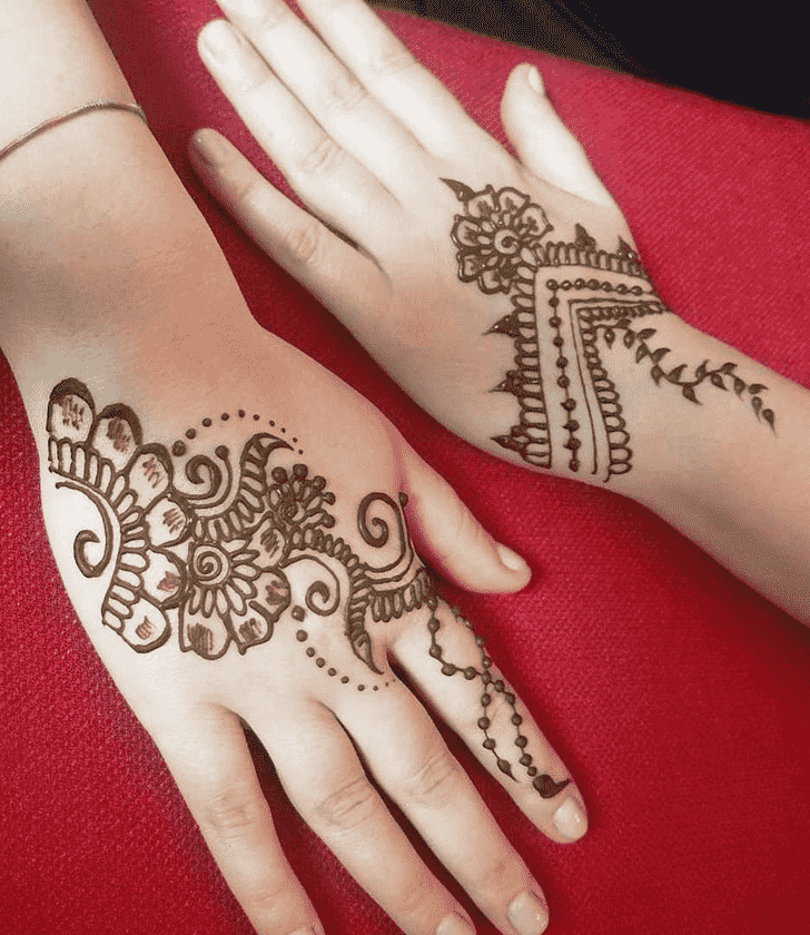Fine Banarsi Henna Design