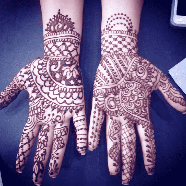 Gorgeous Banarsi Henna Design