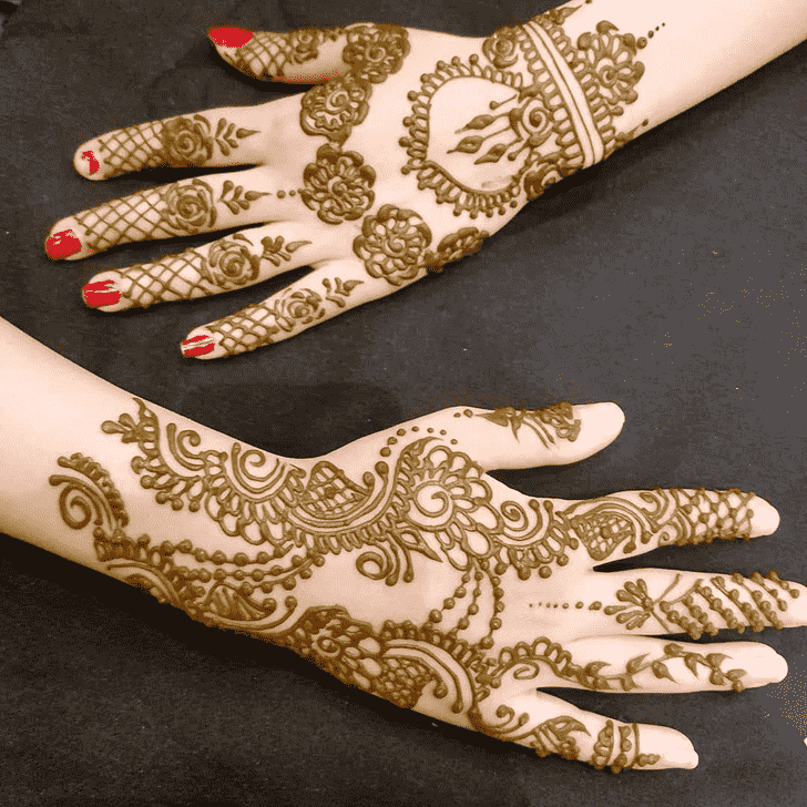 Grand Banarsi Henna Design