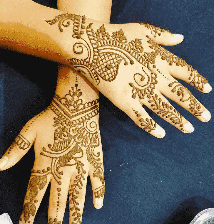 Awesome Banarsi Henna Design