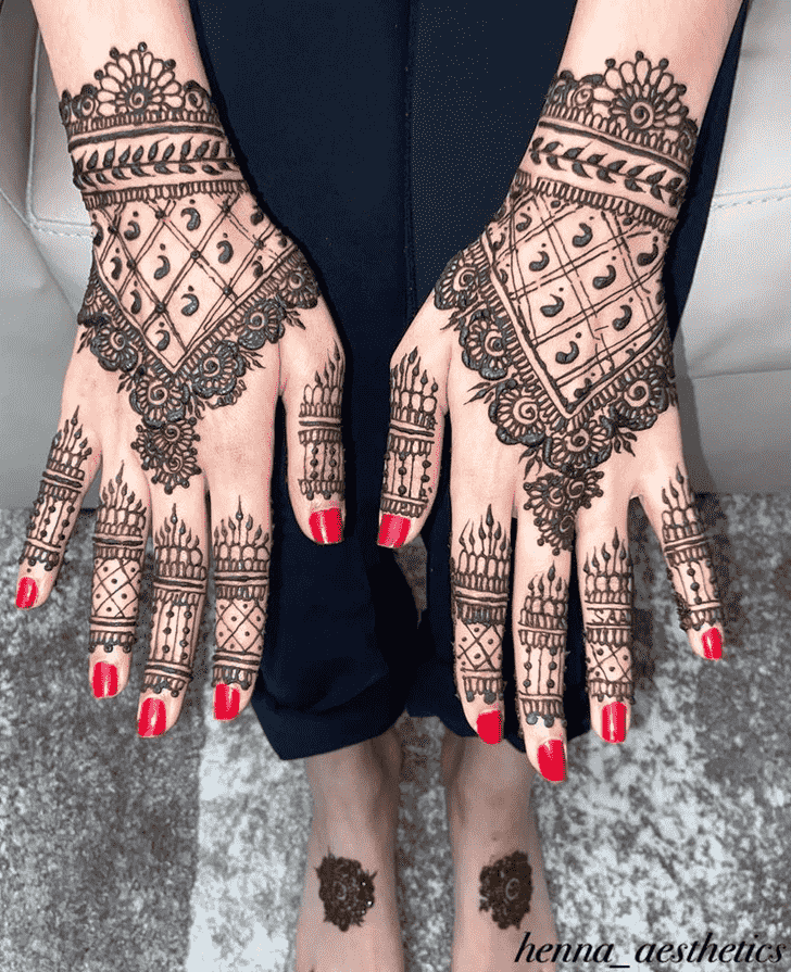Fine Bangalore Henna Design