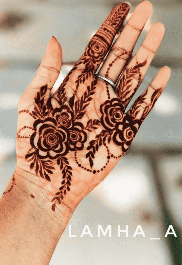 Refined Bangalore Henna Design