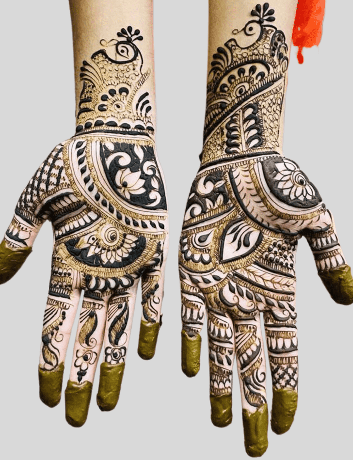 Appealing Bangladesh Henna Design