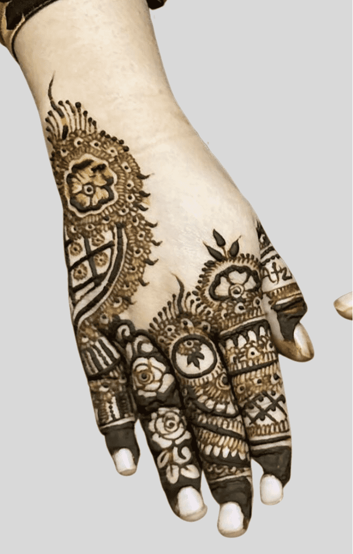 Graceful Bangladesh Henna Design