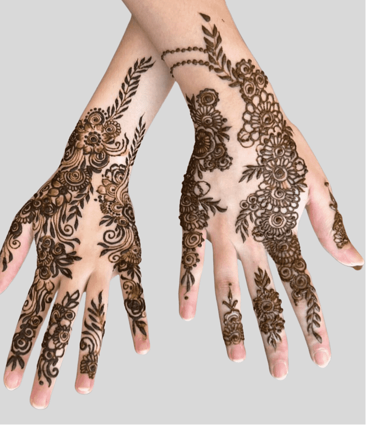 Inviting Bangladesh Henna Design