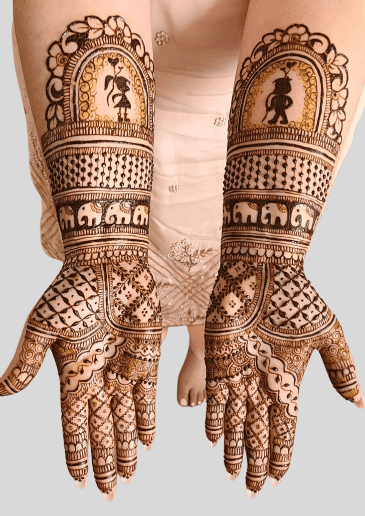 Nice Bangladesh Henna Design