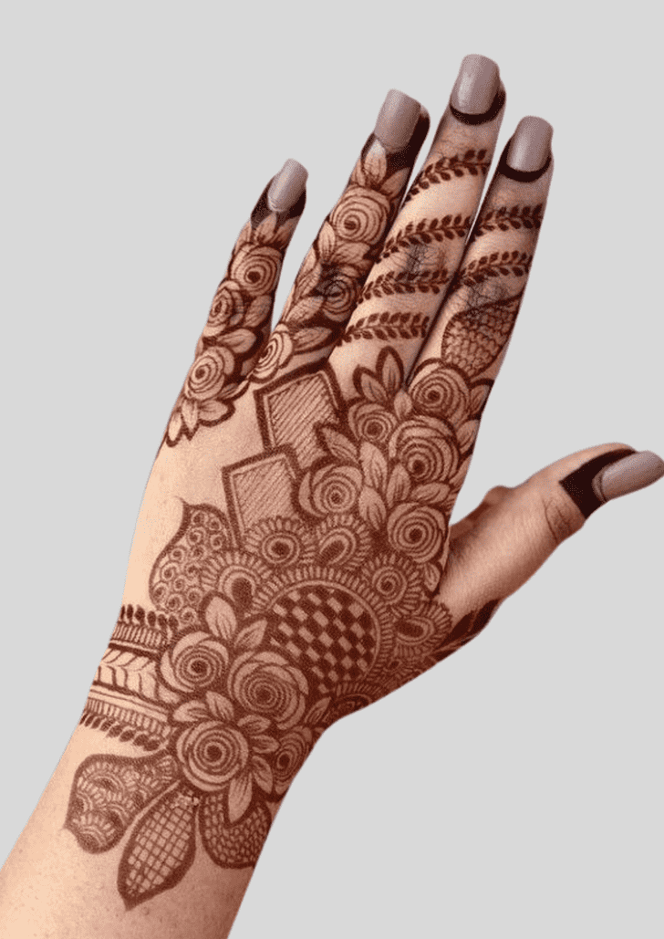 Refined Bangladesh Henna Design