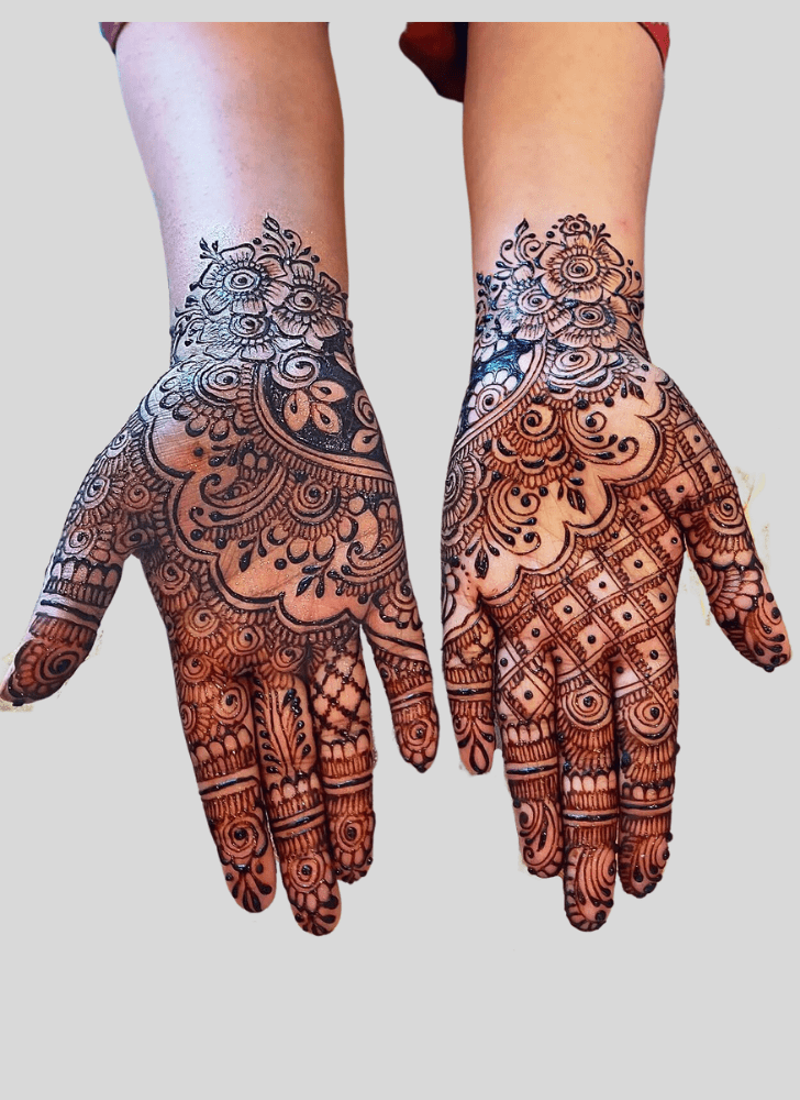 Bewitching Basant Panchami Henna Design