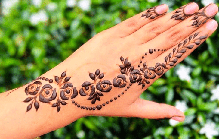 Adorable Beautiful Easy Henna Design
