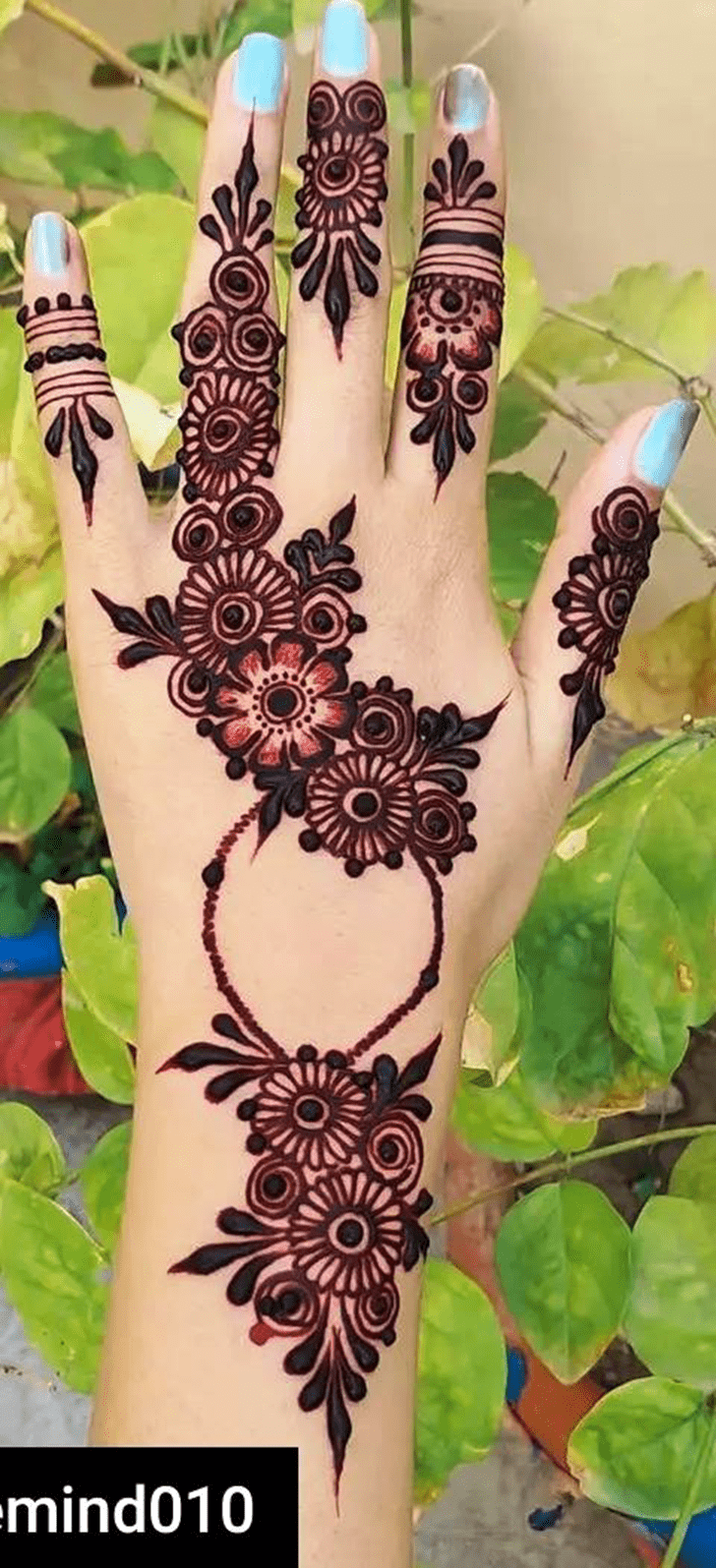 Charming Beautiful Easy Henna Design