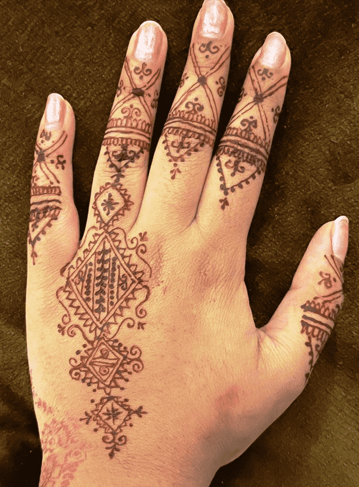 Classy Beautiful Easy Henna Design