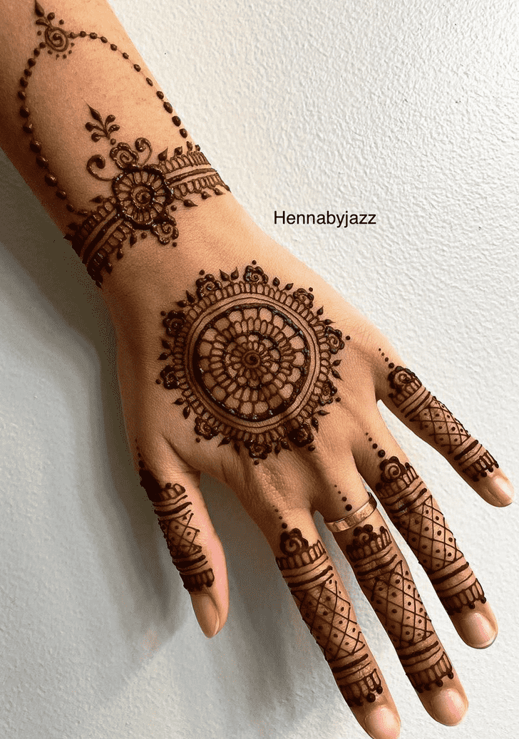 Enthralling Beautiful Easy Henna Design