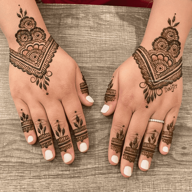 Fetching Beautiful Easy Henna Design