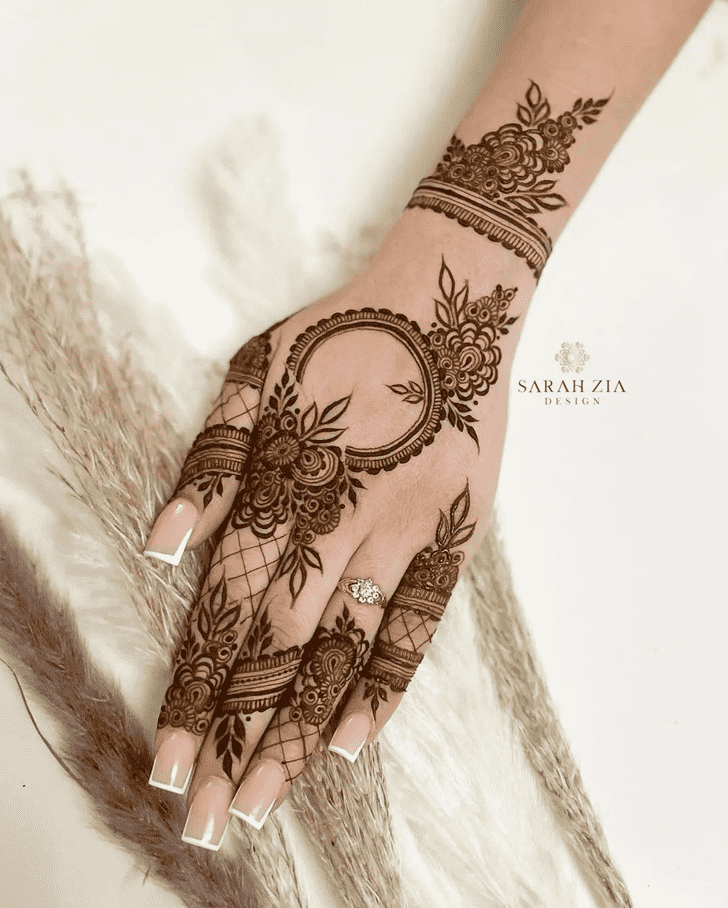 Fine Beautiful Easy Henna Design