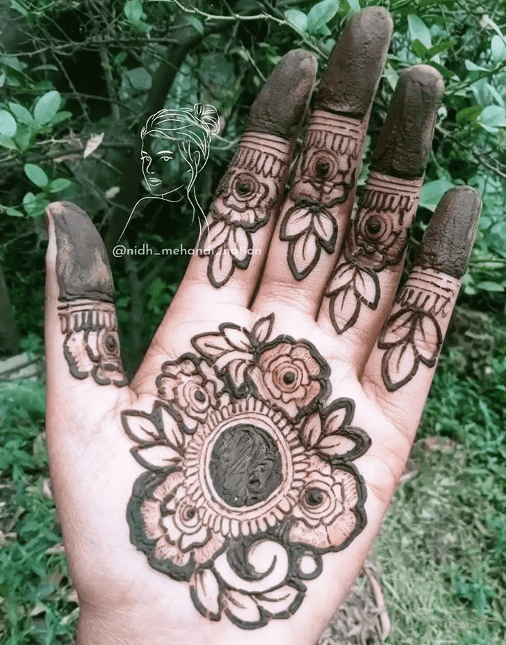 Gorgeous Beautiful Easy Henna Design