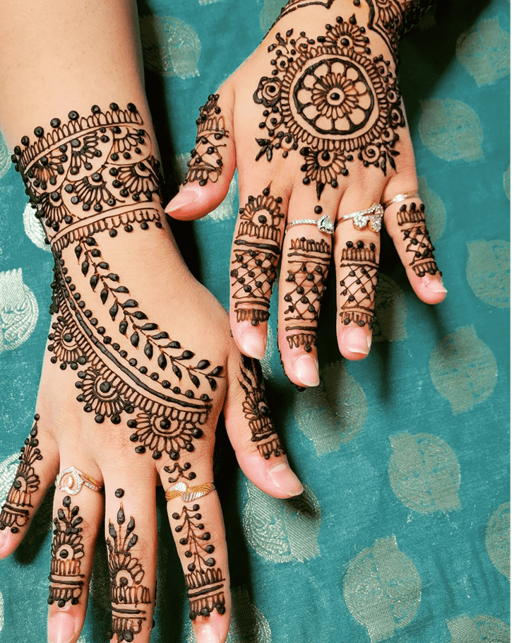 Slightly Beautiful Easy Henna Design