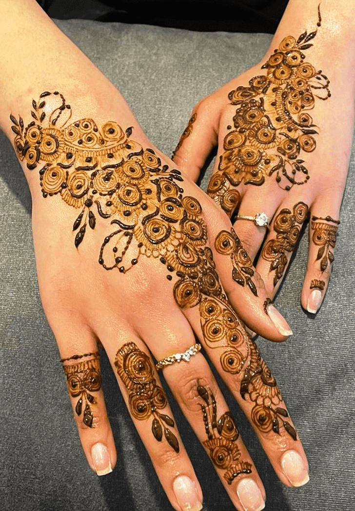Stunning Beautiful Easy Henna Design