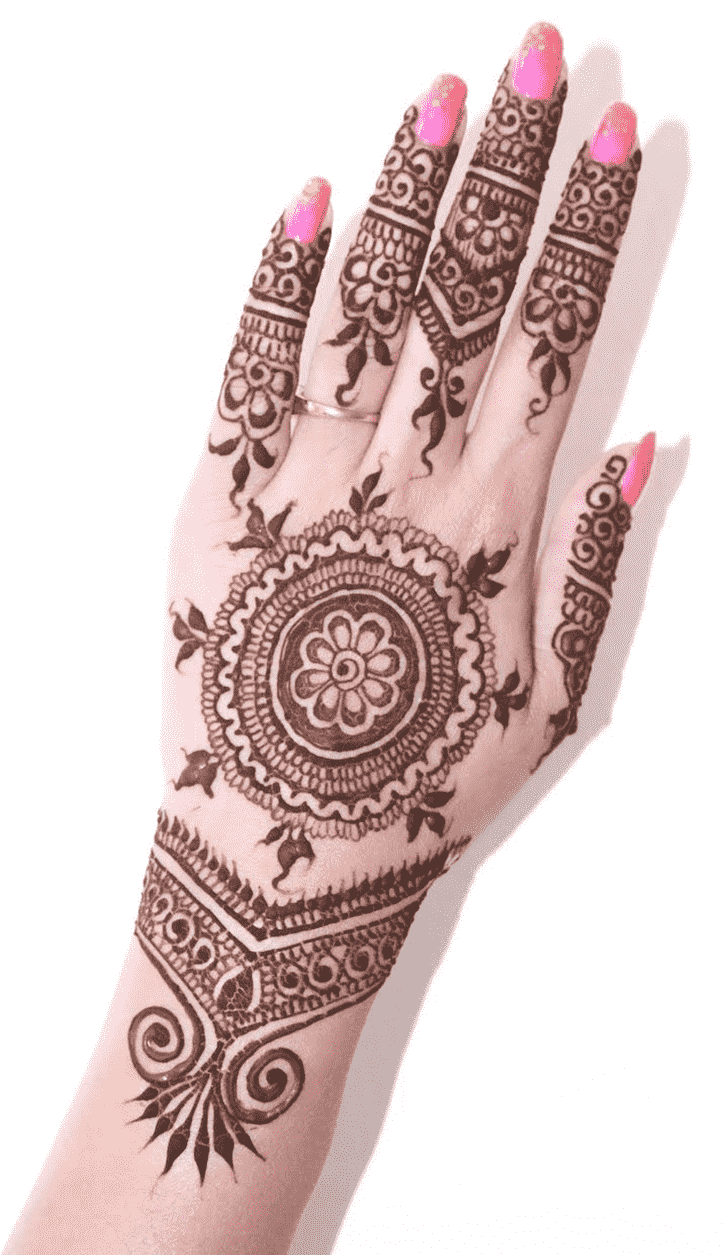 Graceful Beautiful Henna Design