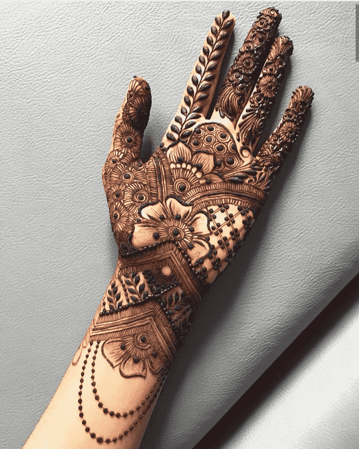 Refined Beautiful Henna Design