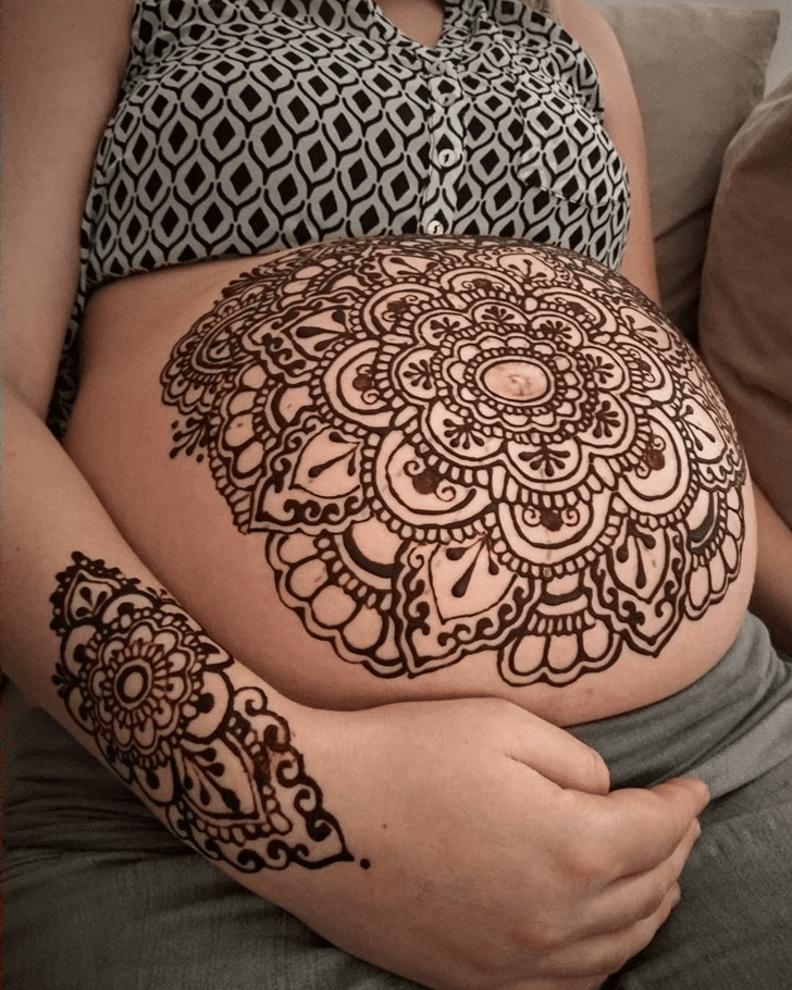 Henna belly art in pregnancy  Health Foundations