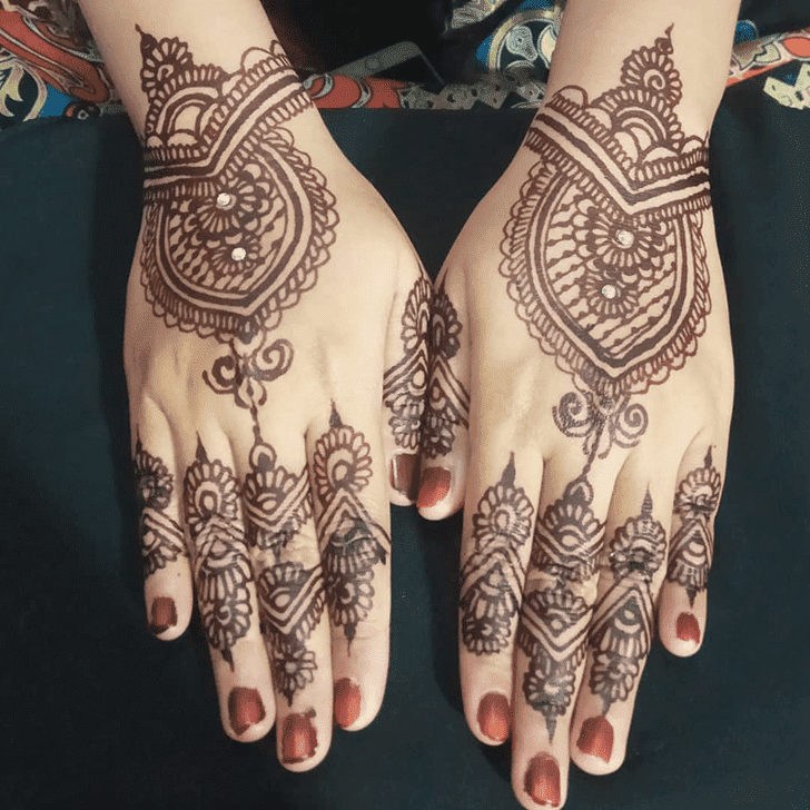 Divine Bengali Henna Design