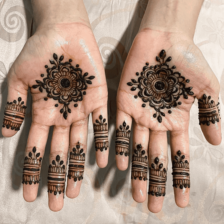 Ravishing Bengali Henna Design