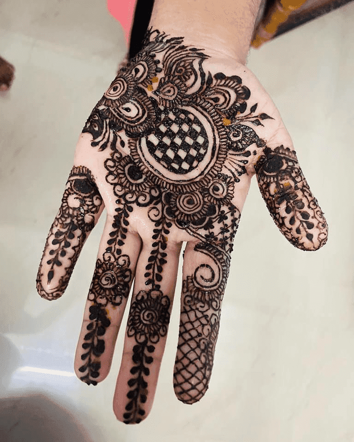 Stunning Bengali Henna Design
