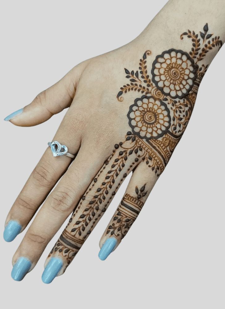 Charming Bengaluru Henna Design
