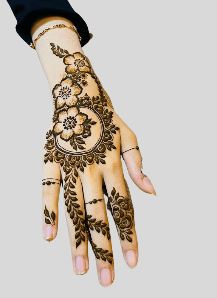 Elegant Bengaluru Henna Design