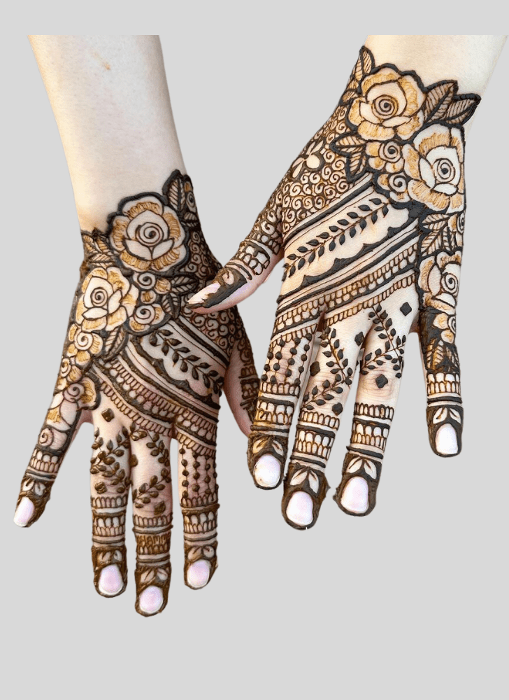 Pretty Bengaluru Henna Design