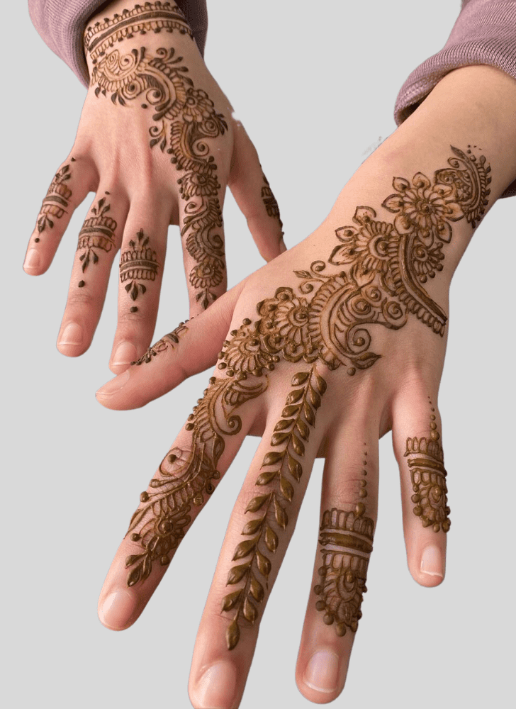 Refined Bengaluru Henna Design
