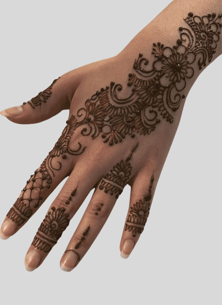 Resplendent Bengaluru Henna Design