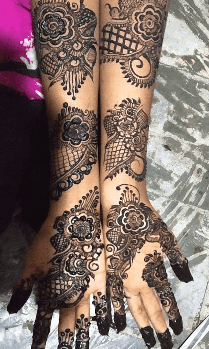 Angelic Bhai Dooj Special Henna Design